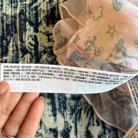 Disney Parks Minnie Mouse & Friends Fancy Nightdress Gown Girls Size 3 Years - Picture 11 of 13